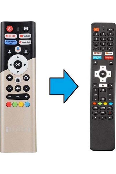 erorex Dijitsu 58DG22000-75DG22000-86DG22000 Android TV Remote