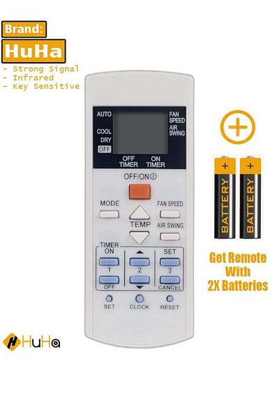 erorex A75C3716 Fit for Panasonic AC A/C Remote Control A75C3297 A75C3625 A75C2817