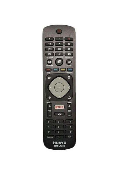erorex Remote Control For Philips Smart Tv Black White Red
