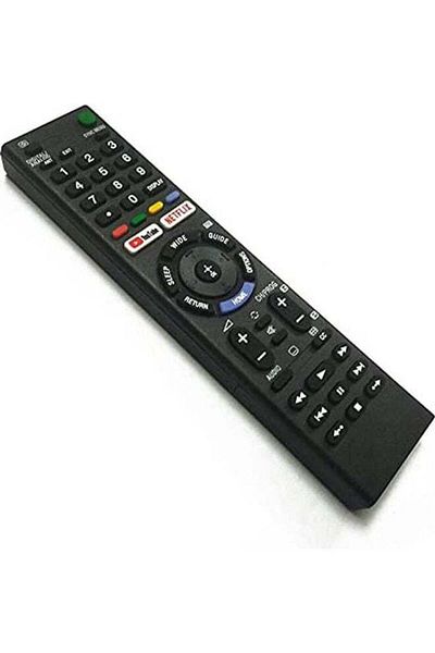 erorex جهاز التحكم عن بعد لشاشة Sony Netflix باللون الأسود