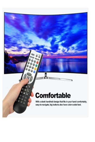 erorex Remote Control For OKI Plasma Smart TV Black/Silver