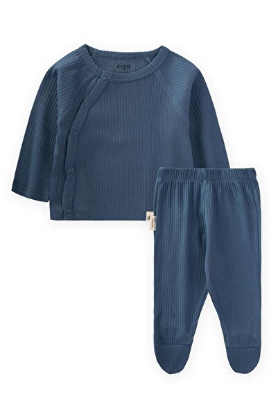 Cigit Fitilli Ayaklı Takım 0-9 Ay Lacivert