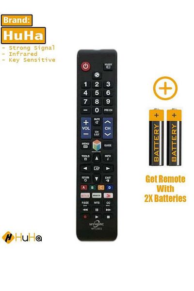 erorex Replacement REMOTE CONTROL FIT FOR ALL SAMSUNG TV 3D SMART TV PLASMA LCD LED MODEL: MTL1011