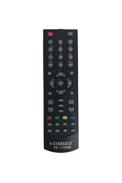 erorex Satellite Receiver Remote Control For Stargold Black