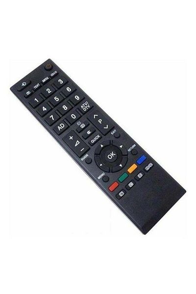 erorex Remote Control For Toshiba TV Black
