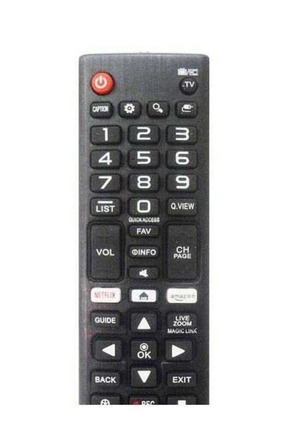 erorex Remote Control For Lg Tv Black
