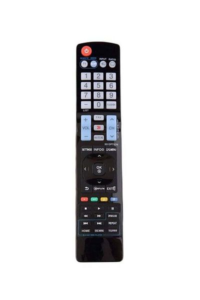 erorex Remote Control For Samsung TV PLASMA /LCD/LED/SMART/AA59-00744A Black