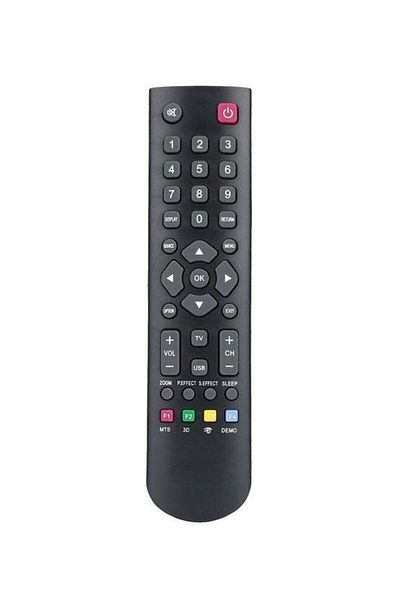 erorex جهاز التحكم عن بعد العالمي البديل لجهاز التحكم عن بعد TCL باللون الأسود