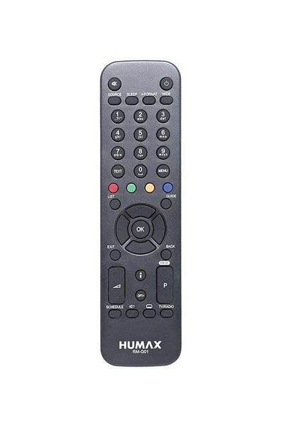 erorex Remote Control For Satellite Receiver Black