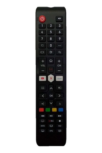 erorex Sunny Netflix Amazon Youtube Button LCD TV Remote 123207