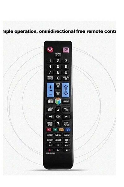 erorex Replacement Wireless Universal TV Remote Control For Samsung HD LED Smart TV Black