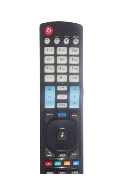 erorex Tv Remote Control For Lg Smart 3D Screen Black