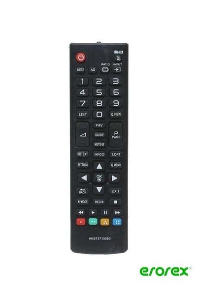 erorex Remote Control For LG TV Black