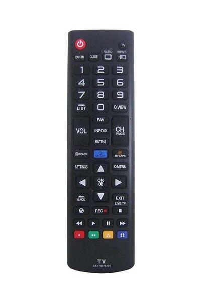 erorex Remote Control For LG Smart TV Black