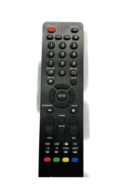 erorex Remote Control For Tv Black