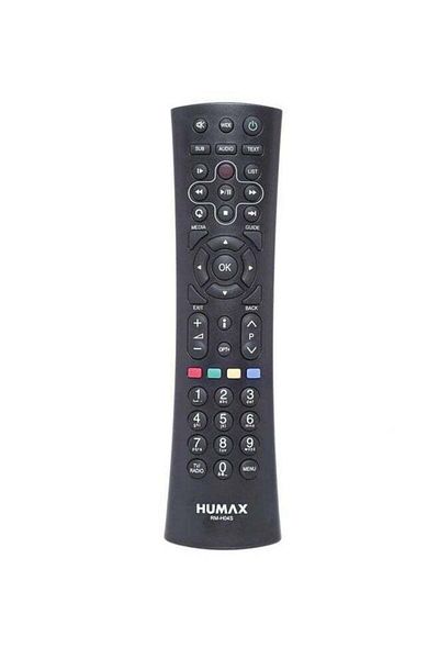erorex Satellite Receiver Remote Control For Humax Black