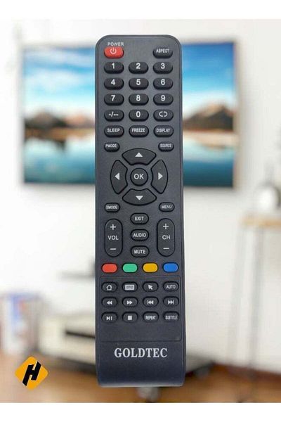 erorex Goldtec Replacement Remote Control For Goldtec LCD LED TV