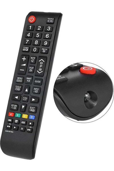 erorex جهاز تحكم عن بعد Rebera Samsung LCD LED TV مع زر ذكي متوافق مع جميع الموديلات