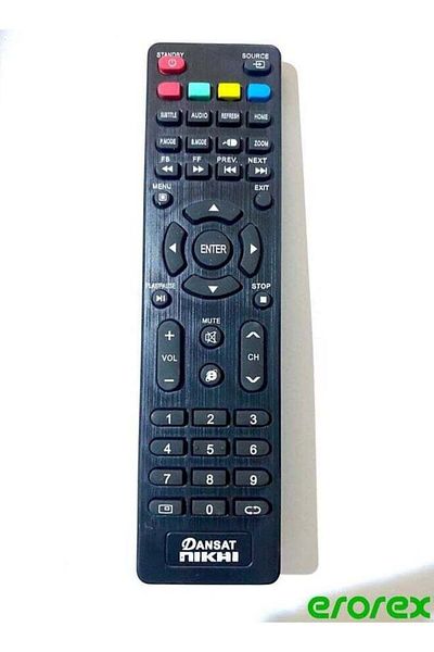 erorex Replacement remote control for dansat Nikai smart tv