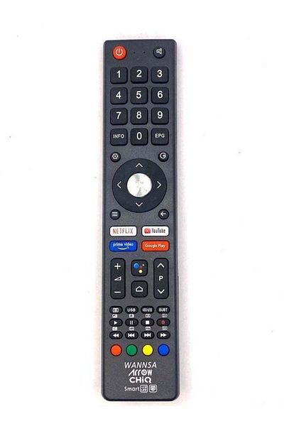 erorex Remote Control for Wansa Smart LCD LED TVs