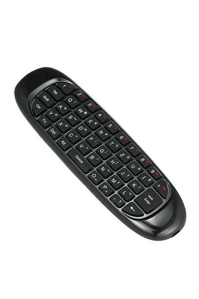 erorex Double Sided Wireless Keyboard Remote Control For Smart Tv Black