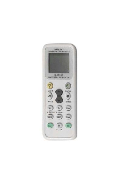 erorex Universal Air Conditioner Remote Control White