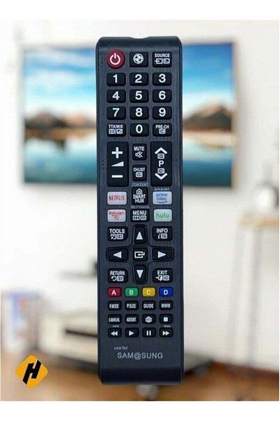 erorex Samsung New Remote Control For Samsung Plasma Lcd Led And Smart Tv Black