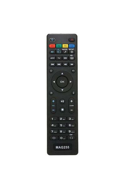erorex Replacement TV Remote Controller For Mag 250 254 255 260 261 270 IPTV For Set Top Box Black