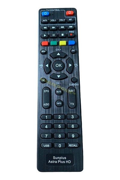 erorex Original Sunplus Astra Falcon Full HD Satellite Receiver Remote Original Product