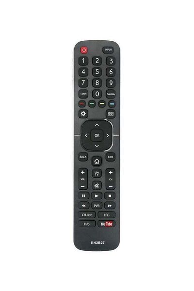 erorex Remote Control For Hisense Smart, LCD, LED Television Sets Black