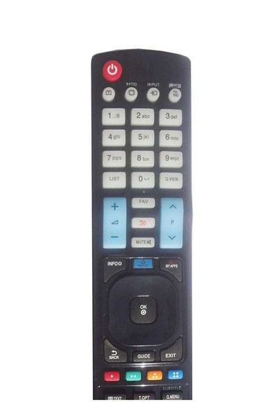 erorex TV Remote Control For LG Smart 3D Screen Black