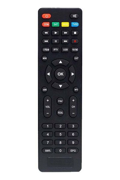 erorex Redline TS-100 Hd and T Series Xtream Key Hd Satellite Remote Control (3447=3444=8130)