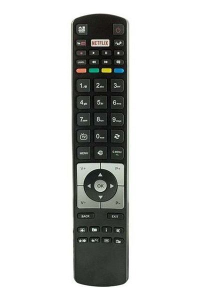 erorex Telefunken 49Tu8560 Compatible Led TV Remote Control Netflix Youtube Button Model