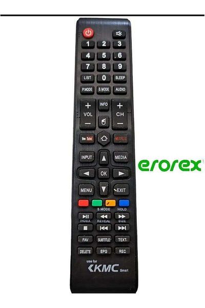 erorex KMC Smart TV LCD LED Remote | Replacement Remote Control For KMC Smart TV LCD LED