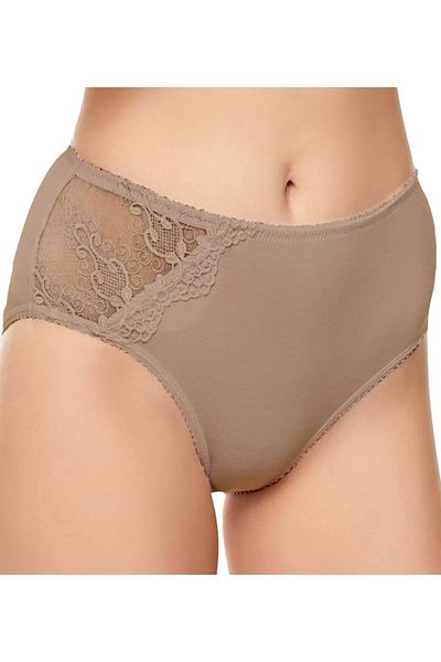 Belinay Γυναικεία εσώρουχα Mink - 50% Modal, 40% Cotton, 10% Lyrca, Οικονομική Συσκευασία των 4