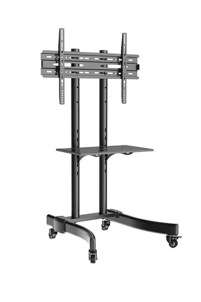 erorex Tv Stand For 32"-65" Tvs – Adjustable Height, Strong Wheels With Brake, Shelf, 50Kg Capacity