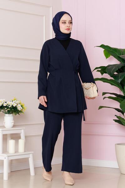 Sevitli Σετ Navy Blue Hürrem - Πλαϊνή δέσιμο