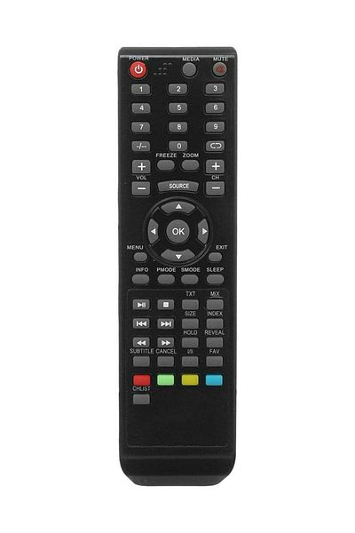 erorex TV Remote Control Black