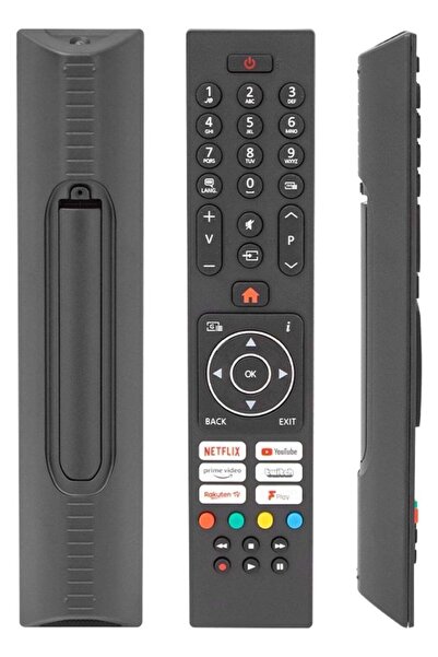 erorex جهاز التحكم عن بعد العالمي للتلفزيون LCD LED من Vestel L1772 Netflix-Youtube-Prime Video Key 124059