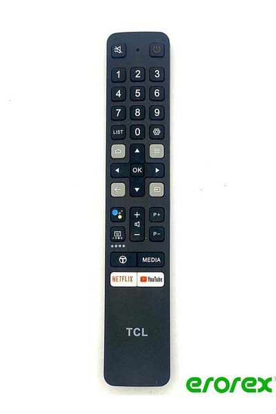 erorex Replaced Voice Remote Control fit for TCL Android Smart TV