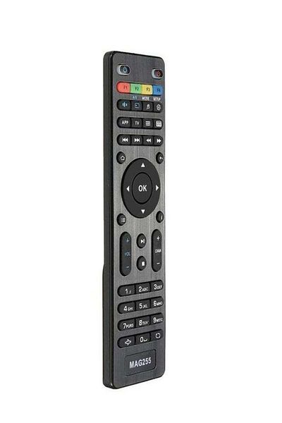 erorex Replacement TV Remote Controller For Mag 250 254 255 260 261 270 IPTV For Set Top Box Black