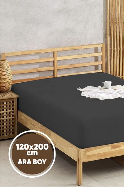 Eponj Home 120X200Cm Medium Size Cotton Jersey Sheet - Combed Cotton Elastic