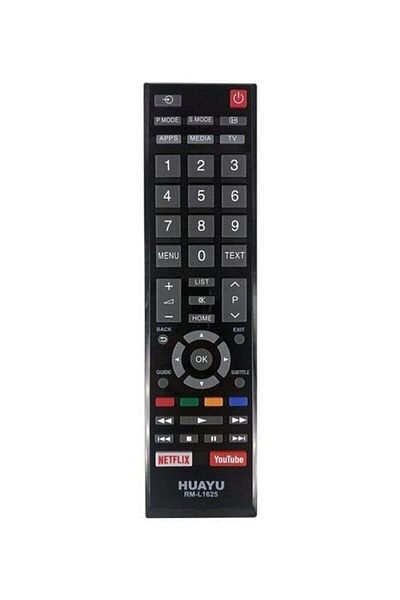 erorex Remote Control For Toshiba Smart TV LCD/LED Black