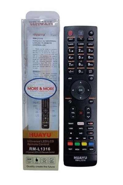 erorex Universal Remote Control Use For Led Lcd Hd Smart Plasma Tv Nexflix Youtube