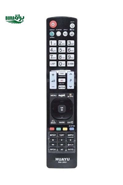erorex Remote Control For Lg Tv Black Grey