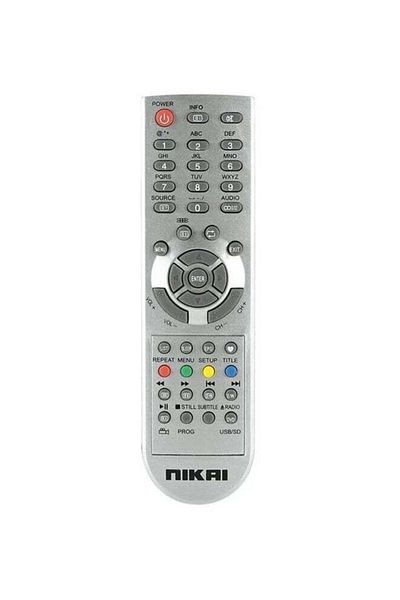 erorex Remote Control For Nikai Tv Silver