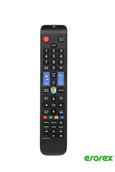 erorex Replacement Wireless Universal TV Remote Control For Samsung HD LED Smart TV 23 x 2.6 x 4.6cm Black