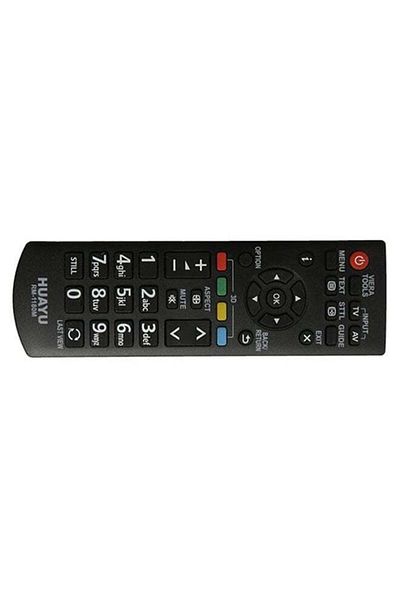 erorex جهاز تحكم عن بعد شائع لأجهزة تلفزيون LCD/LED من باناسونيك باللون الأسود