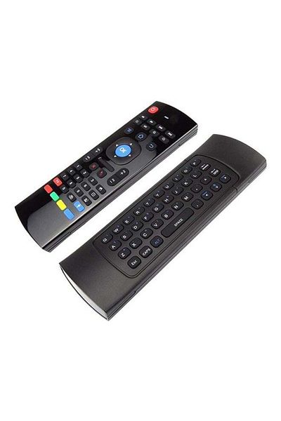 erorex 2.4G Wireless Remote Control With Build In Mic For Android TV Box MX3-M Black