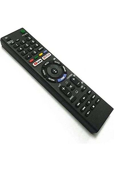 erorex جهاز التحكم عن بعد لشاشة Sony Netflix باللون الأسود